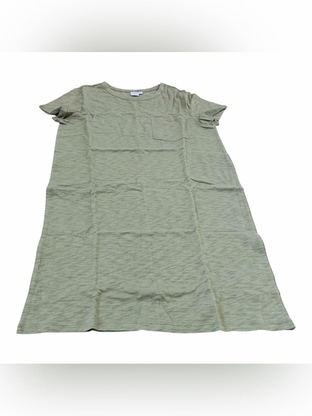 Gap Women’s Dress Size Small Olive Green 100% Cotton Pocket T-Shirt, NEW